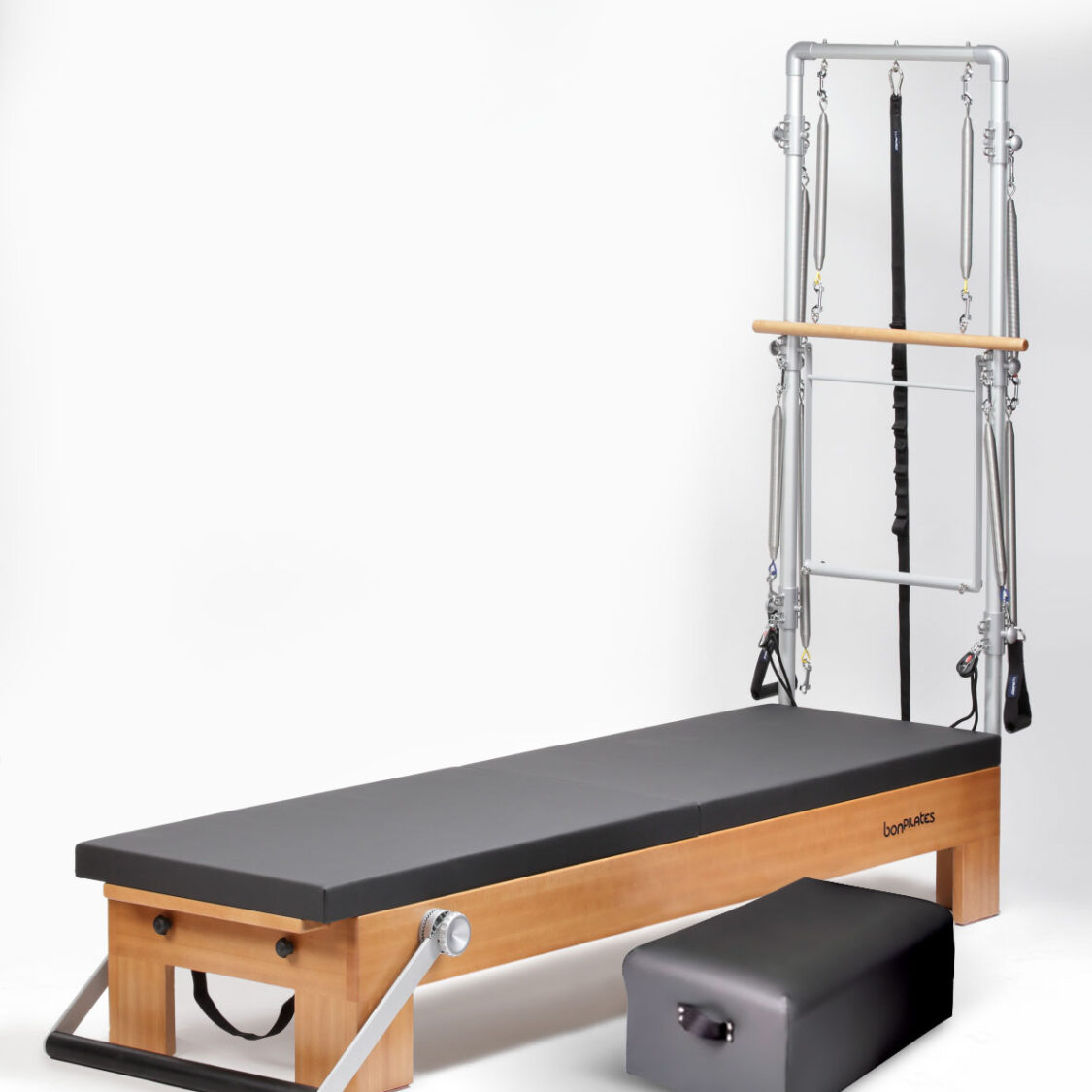 Reformer Madera Monitor Con Torre - Mat Converter X2 - Bonpilates