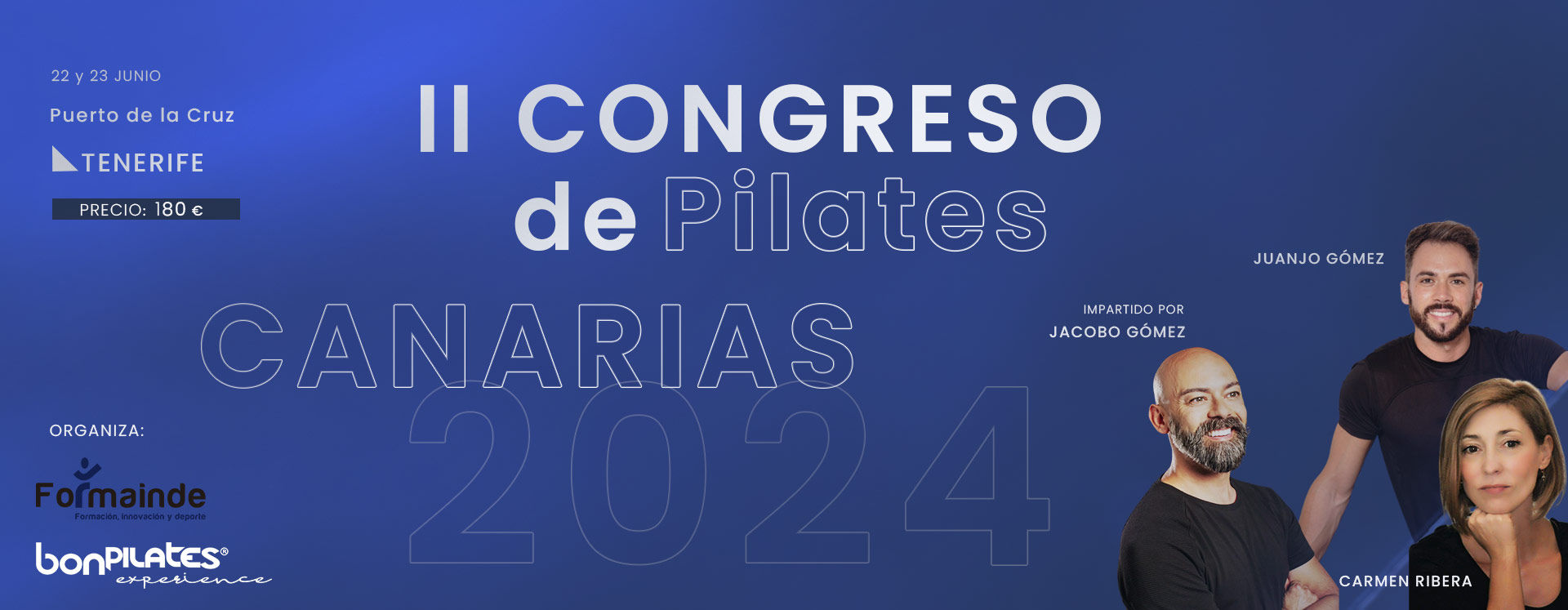 BANNER  1920x747px - II Congreso de Pilates Canarias