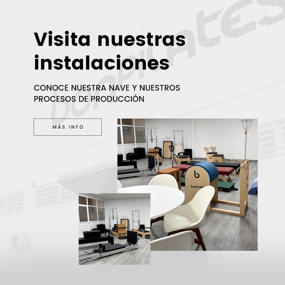 banner slider visita showroom responsive3 - Máquinas Pilates: reformer, accesorios y material