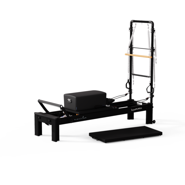 maq 8 general con mat y box 600x600 - Reformer aluminio monitor con torre con bastidor negro